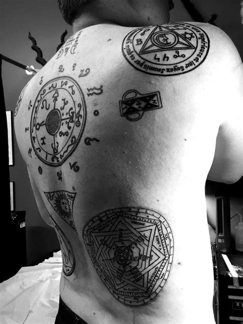 occult symbols tattoos